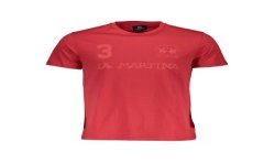 LA MARTINA T-SHIRT MANICHE CORTE UOMO ROSSO