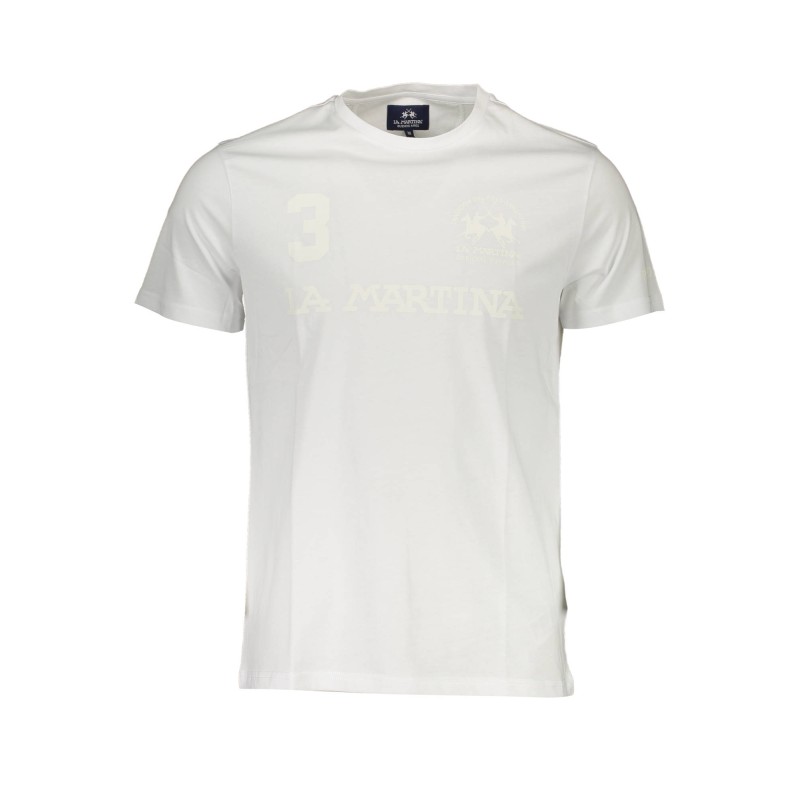 LA MARTINA T-SHIRT MANICHE CORTE UOMO BIANCO