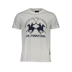 LA MARTINA T-SHIRT MANICHE CORTE UOMO BIANCO
