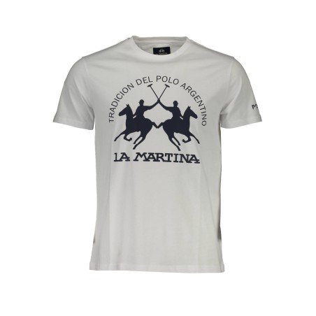 LA MARTINA T-SHIRT MANICHE CORTE UOMO BIANCO