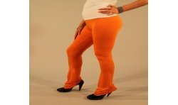 PATRIZIA PEPE LEGGINS DONNA ARANCIO