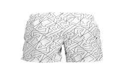 KARL LAGERFELD BEACHWEAR COSTUME PARTE SOTTO UOMO BIANCO