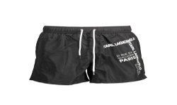KARL LAGERFELD BEACHWEAR COSTUME PARTE SOTTO UOMO NERO