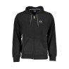 LA MARTINA FELPA CON ZIP UOMO NERO