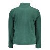 GIAN MARCO VENTURI FELPA CON ZIP UOMO VERDE
