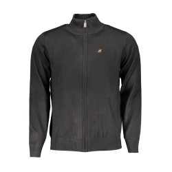 U.S. GRAND POLO CARDIGAN UOMO NERO