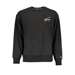TOMMY HILFIGER FELPA SENZA ZIP UOMO NERO