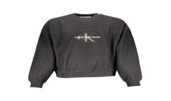 CALVIN KLEIN FELPA SENZA ZIP UOMO NERO
