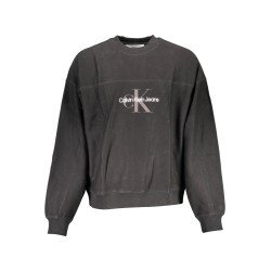 CALVIN KLEIN FELPA SENZA ZIP UOMO NERO