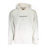 TOMMY HILFIGER FELPA CON ZIP UOMO BIANCO