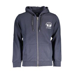 LA MARTINA FELPA CON ZIP UOMO BLU