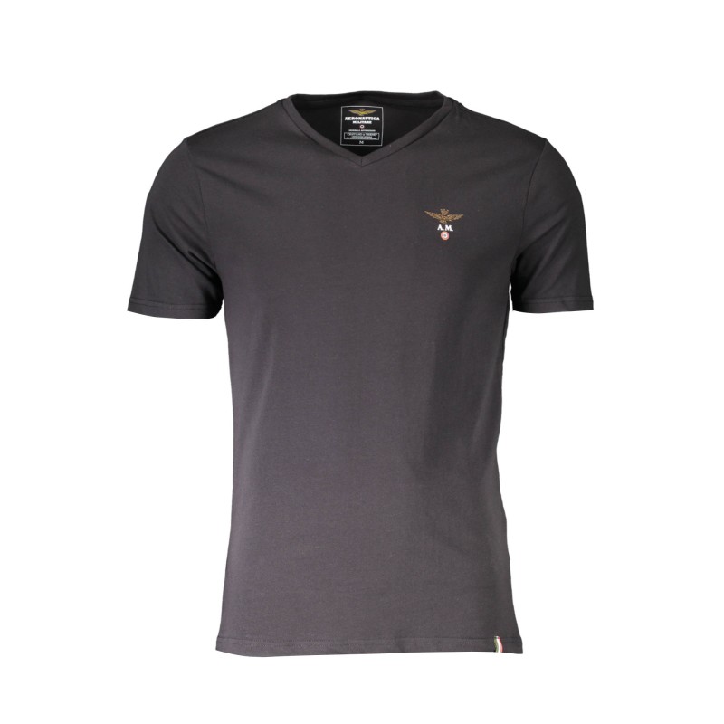 AERONAUTICA MILITARE T-SHIRT ESTERNABILE UOMO NERO