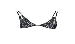KARL LAGERFELD BEACHWEAR COSTUME PARTE SOPRA DONNA NERO