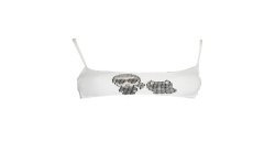 KARL LAGERFELD BEACHWEAR COSTUME PARTE SOPRA DONNA BIANCO