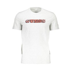 GUESS JEANS T-SHIRT MANICHE CORTE UOMO GRIGIO