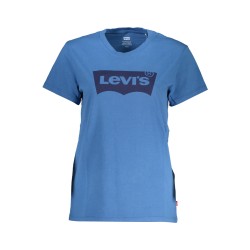 LEVI'S T-SHIRT MANICHE CORTE DONNA BLU