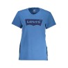 LEVI'S T-SHIRT MANICHE CORTE DONNA BLU