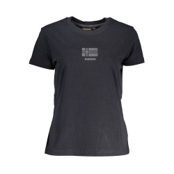 NAPAPIJRI T-SHIRT MANICHE CORTE DONNA NERO