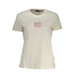 NAPAPIJRI T-SHIRT MANICHE CORTE DONNA BIANCO