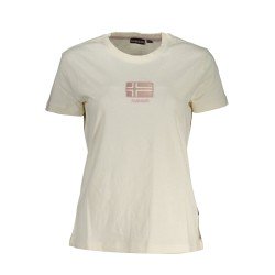 NAPAPIJRI T-SHIRT MANICHE CORTE DONNA BIANCO