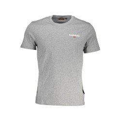 NAPAPIJRI T-SHIRT MANICHE CORTE UOMO GRIGIO