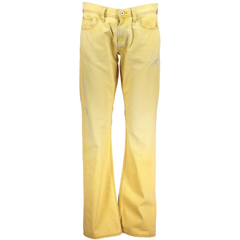 MELTIN'POT JEANS DENIM UOMO GIALLO