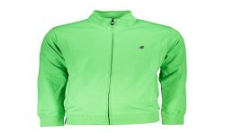 U.S. GRAND POLO FELPA CON ZIP UOMO VERDE