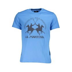LA MARTINA T-SHIRT MANICHE CORTE UOMO BLU