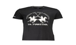 LA MARTINA T-SHIRT MANICHE CORTE UOMO NERO