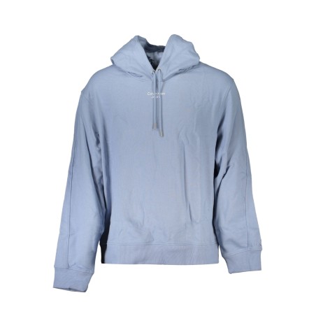 CALVIN KLEIN FELPA SENZA ZIP UOMO AZZURRO