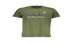 GIAN MARCO VENTURI T-SHIRT MANICHE CORTE UOMO VERDE