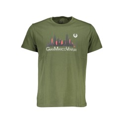 GIAN MARCO VENTURI T-SHIRT MANICHE CORTE UOMO VERDE