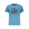 GIAN MARCO VENTURI T-SHIRT MANICHE CORTE UOMO BLU