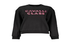 CAVALLI CLASS FELPA SENZA ZIP DONNA NERO