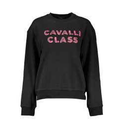 CAVALLI CLASS FELPA SENZA ZIP DONNA NERO