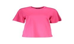 CAVALLI CLASS T-SHIRT MANICHE CORTE DONNA ROSA