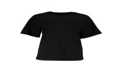 CAVALLI CLASS T-SHIRT MANICHE CORTE DONNA NERO