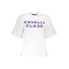 CAVALLI CLASS T-SHIRT MANICHE CORTE DONNA BIANCO
