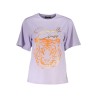 CAVALLI CLASS T-SHIRT MANICHE CORTE DONNA VIOLA