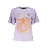 CAVALLI CLASS T-SHIRT MANICHE CORTE DONNA VIOLA