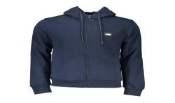 CAVALLI CLASS FELPA CON ZIP UOMO BLU