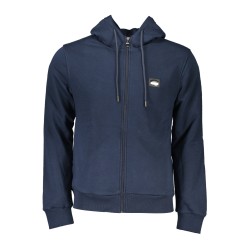 CAVALLI CLASS FELPA CON ZIP UOMO BLU