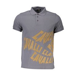 CAVALLI CLASS POLO MANICHE CORTE UOMO GRIGIO