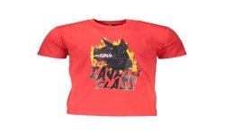 CAVALLI CLASS T-SHIRT MANICHE CORTE UOMO ROSSO