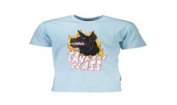 CAVALLI CLASS T-SHIRT MANICHE CORTE UOMO AZZURRO