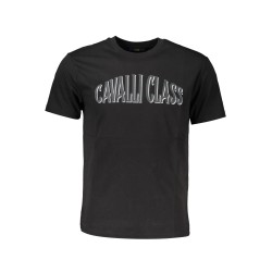 CAVALLI CLASS T-SHIRT MANICHE CORTE UOMO NERO