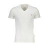 GUESS JEANS T-SHIRT MANICHE CORTE UOMO BIANCO