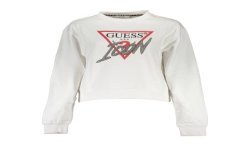 GUESS JEANS FELPA SENZA ZIP DONNA BIANCO