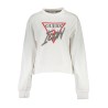 GUESS JEANS FELPA SENZA ZIP DONNA BIANCO