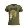 CAVALLI CLASS T-SHIRT MANICHE CORTE UOMO VERDE